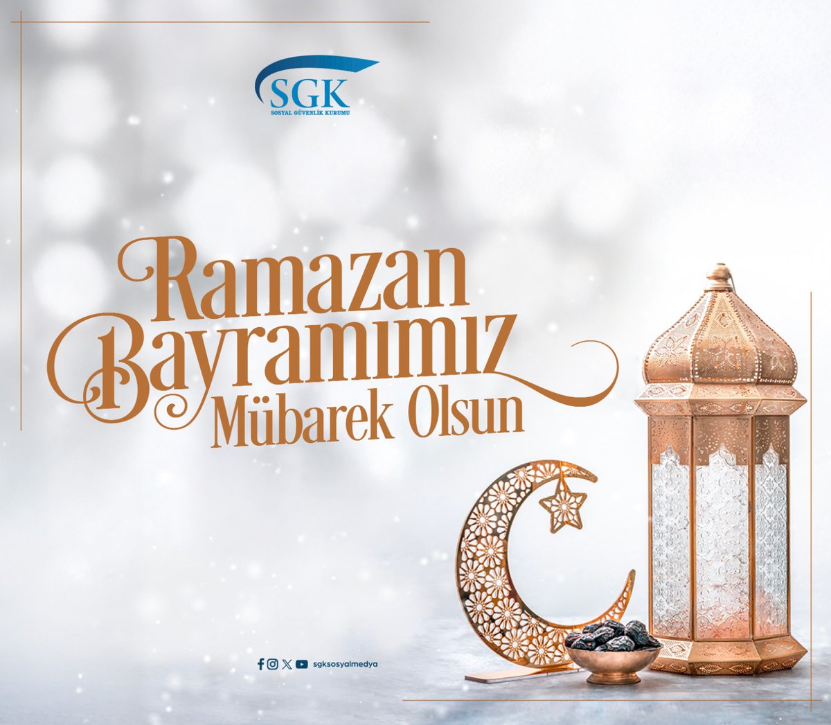 Ramazan Bayramı’nın ülkemize ve İslâm alemine huzur, bereket, mutluluk getirmesini temenni ediyoruz.
 
 Bayramınız mübarek olsun.
 
 #ramazanbayramı