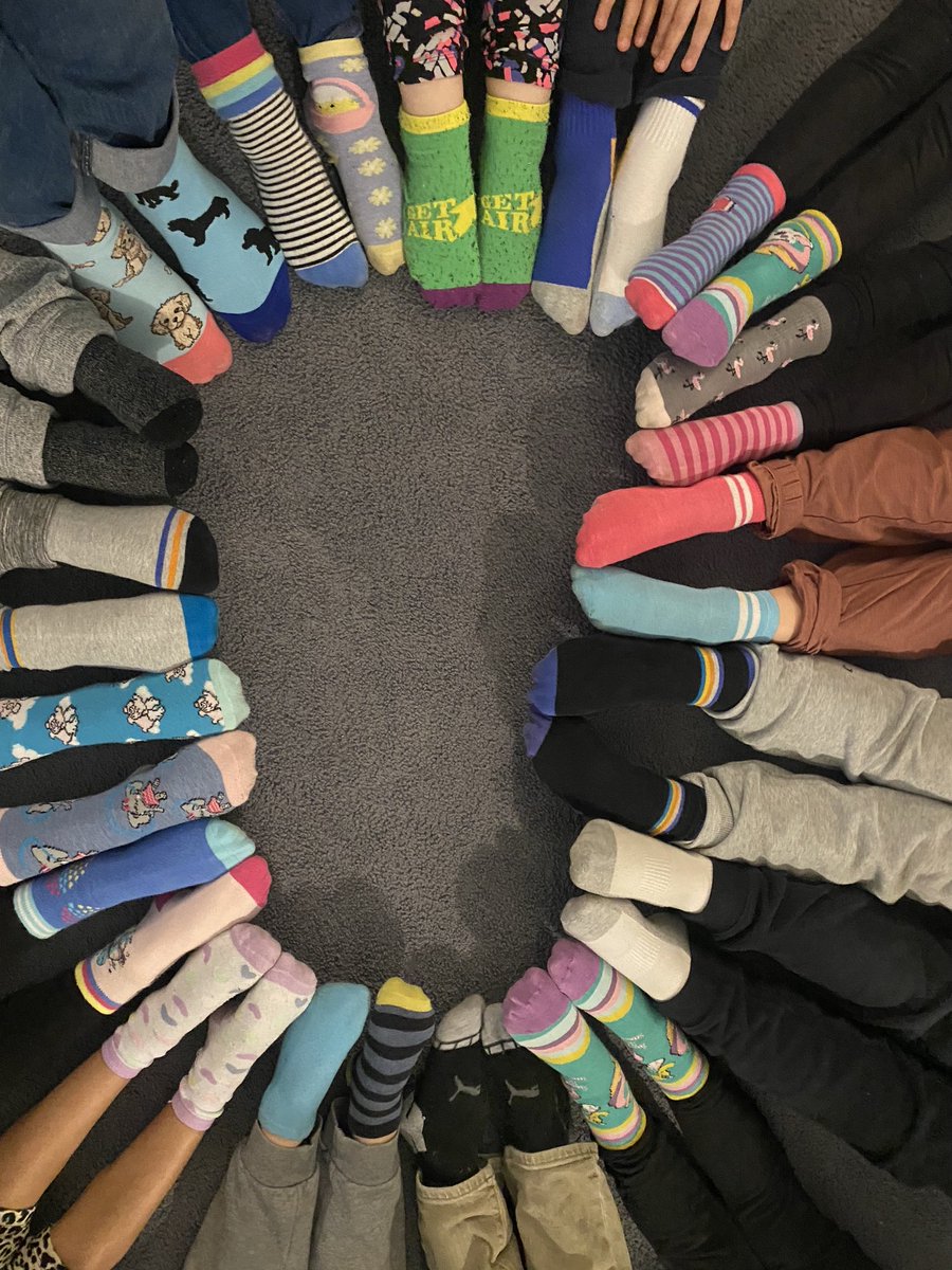 SWaggGrade2's tweet photo. We are rocking our socks for Down Syndrome in 2W today! ⁦@HollandrdHRCE⁩ https://t.co/xJNBOoJV5w