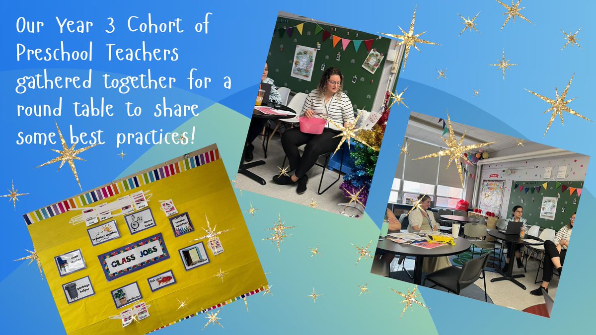 SayrevilleUniversity (@sboepd) on Twitter photo What a great day of learning and collaborating with our Year 3 cohort of Pre-K teachers!  A special thanks to our induction coordinators, Jackie McGrade and Heather Lerner for facilitating a wonderful Best Practices Round Table. What a great day of learning and collaborating with our Year 3 cohort of Pre-K teachers!  A special thanks to our induction coordinators, Jackie McGrade and Heather Lerner for facilitating a wonderful Best Practices Round Table.