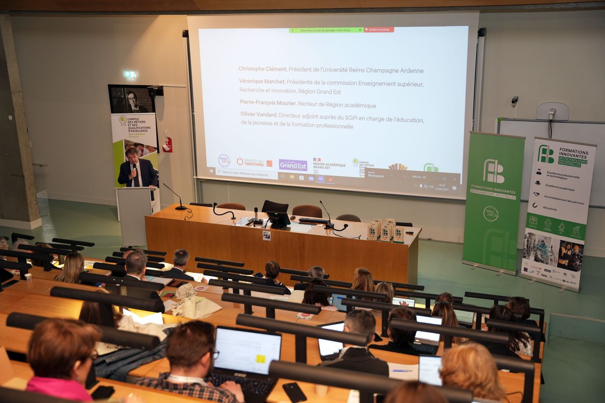 Région académique Grand Est (@ra_grandest) on Twitter photo 🚀 Lancement du projet #FIBI dans le cadre du #CMQ d'Excellence Bioéco Academy de <a href="/universitereims/">Université de Reims Champagne-Ardenne</a>. Un projet ambitieux qui structure des "Formations Innovantes en Biotechnologies Industrielles" au service de l’attractivité de la <a href="/RA_GrandEst/">Région académique Grand Est</a> et de la transition écologique.🌱 🚀 Lancement du projet #FIBI dans le cadre du #CMQ d'Excellence Bioéco Academy de <a href="/universitereims/">Université de Reims Champagne-Ardenne</a>. Un projet ambitieux qui structure des "Formations Innovantes en Biotechnologies Industrielles" au service de l’attractivité de la <a href="/RA_GrandEst/">Région académique Grand Est</a> et de la transition écologique.🌱
