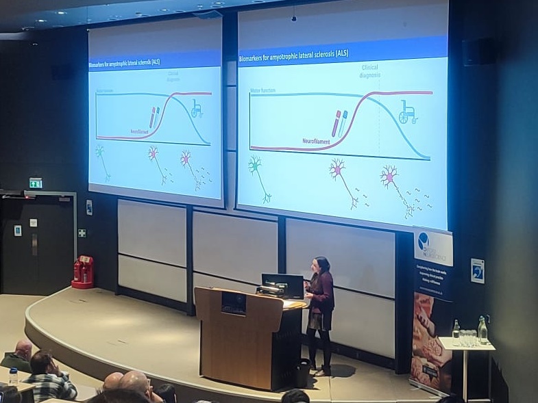Oxford MND Research (@mndoxford) on Twitter photo Excellent talk by Lizzie <a href="/LizzieDellar/">Lizzie Dellar</a> from the group on discovery and validation of early biomarkers in #ALS at the Oxford Neuroscience Symposium this week. Excellent talk by Lizzie <a href="/LizzieDellar/">Lizzie Dellar</a> from the group on discovery and validation of early biomarkers in #ALS at the Oxford Neuroscience Symposium this week.