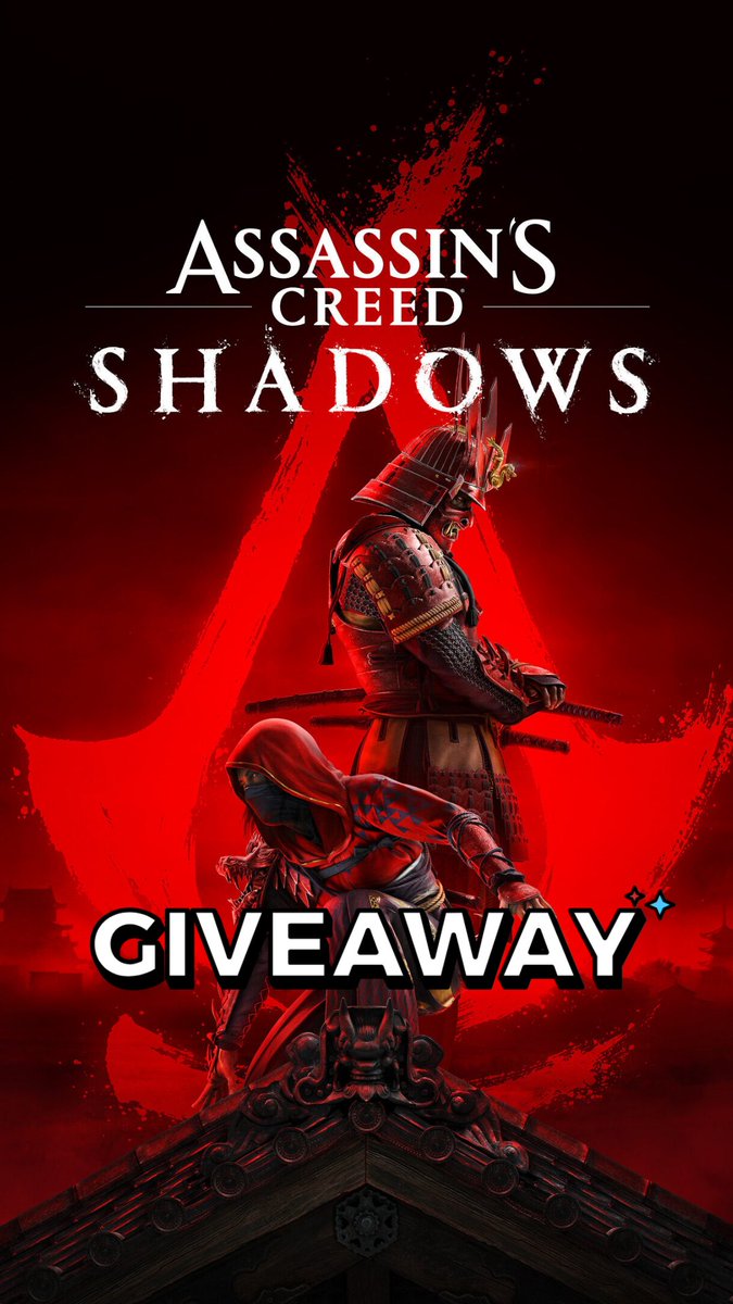 Assassin’s Creed Shadows Giveaway!

Got a spare PS5 code—who wants it?

To enter:
🥷 RT this
🥷 Like this
🥷 Follow me

Winner picked in 72 hours! Good luck! #ACShadows    #Giveaway #AssassinsCreedShadows