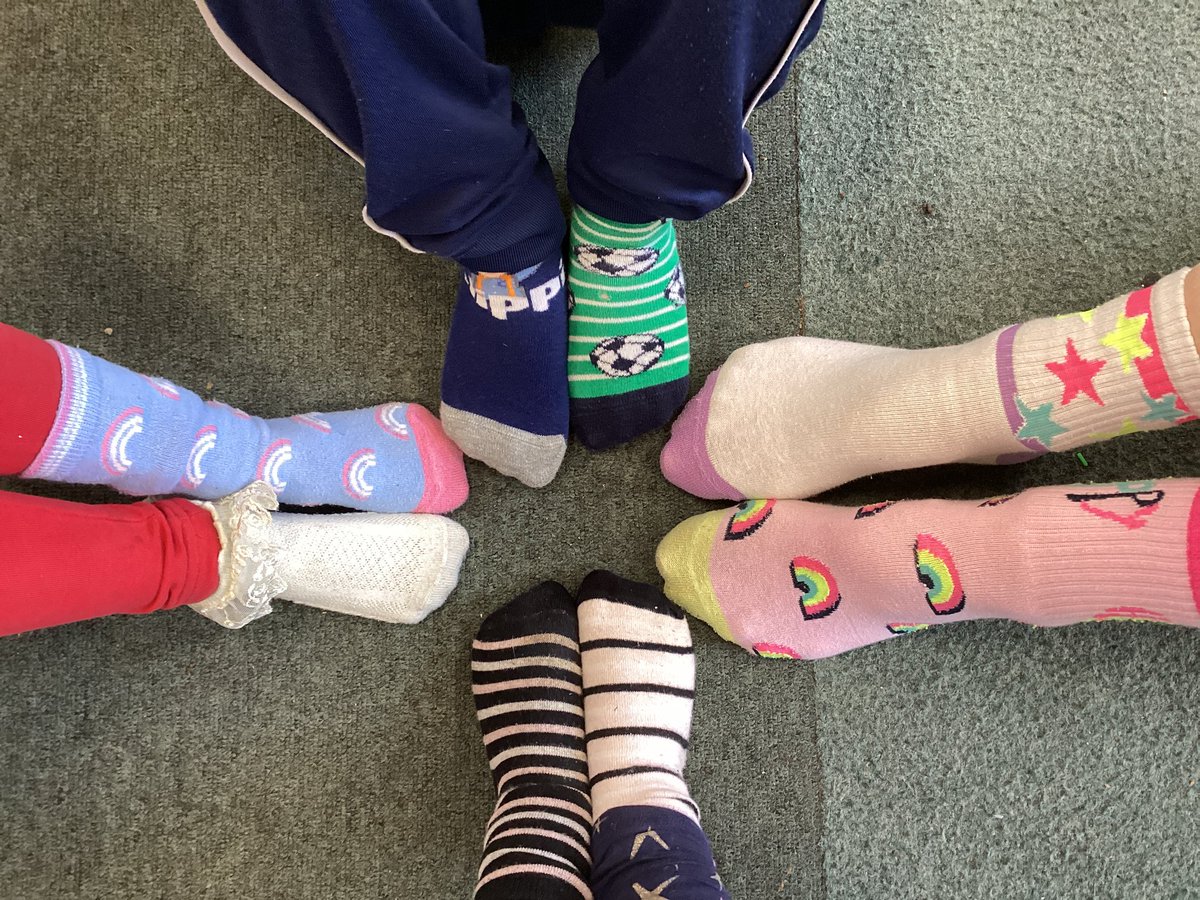 We are rocking our socks this afternoon too! #LotsOfSocks #worlddownsyndromeday2025