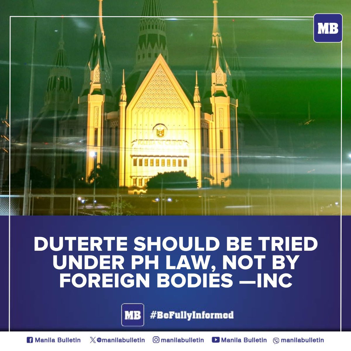 justinmaniluh's tweet photo. Iglesia ni Cristo or Iglesia ni Rodrigo Duterte 🙄

How can one claim to be a covenant of God and side with the accused in matters concerning thousands of deaths? Are they serious? 🤦🏽‍♀️ 

Is Duterte’s BLOODY War on Drugs in line with the teachings of Iglesia ni Cristo? What kind of church is that?! 🤢

Cut the influence of Iglesia ni Cristo in our political landscape!