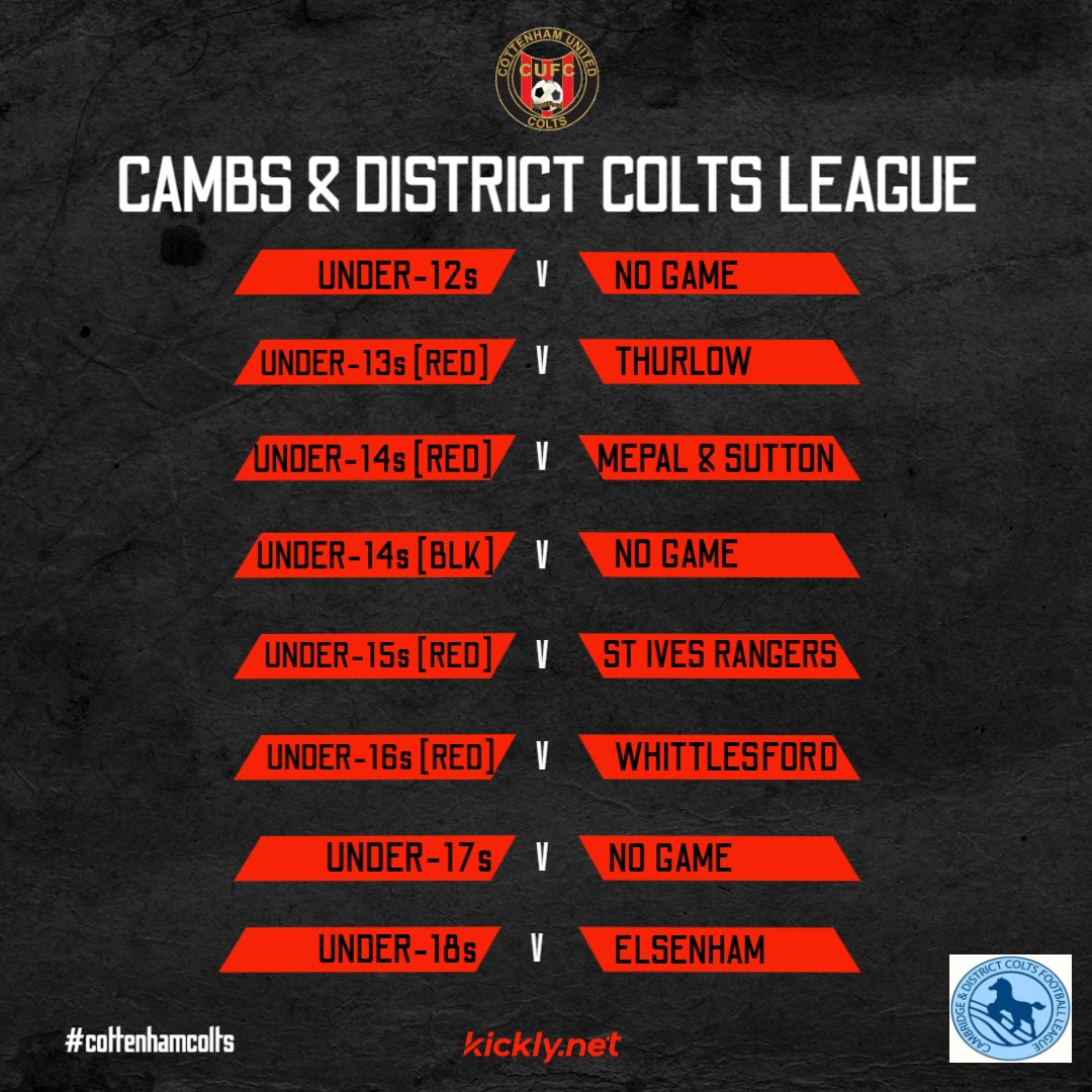 Cottenham United Colts tweet media