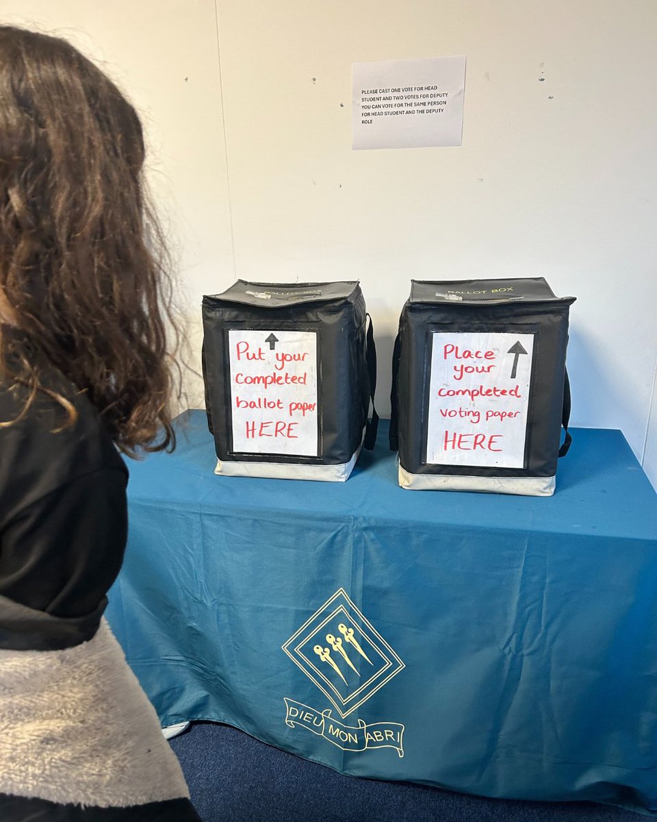 🗳️ Last Friday, St Bernard's came together to vote for the new Head Student Team! 🌟 Meet our new leaders: Ese as Head Girl and Susi &amp; Zainab as Deputy Head Girls. Congratulations to all candidates - the campaign quality was exceptional! 👏🏆 #StudentElections #LeadershipRoles