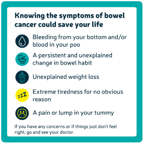 Tsinghalsurgeon's tweet photo. March is Colorectal Cancer Awareness month
Bowel Cancer UK
Bowel Cancer symptom checker
#bowelcancer #cancerawareness https://t.co/vvphXPEXI8