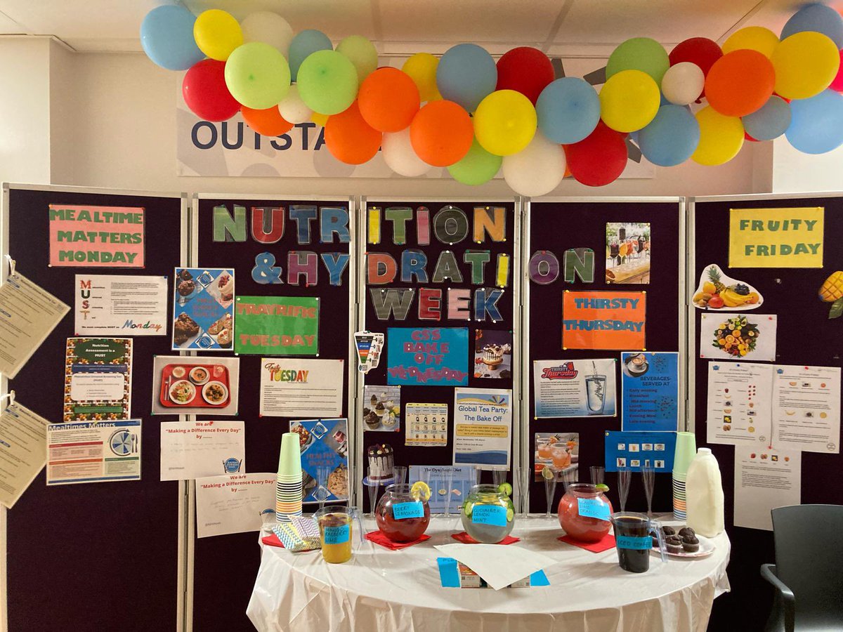Day 4 of nutrition and hydration week at ORC - “Thirsty Thursday” 🍸 🍹  refreshing mocktails for the team. 
Thanks to Charlotte for being an amazing bartender. 🥂 <a href="/MFT_CSS/">MFT_CSS</a> <a href="/EhwMft/">MFT Employee Health and Wellbeing Service</a> <a href="/mft/">mft</a>
