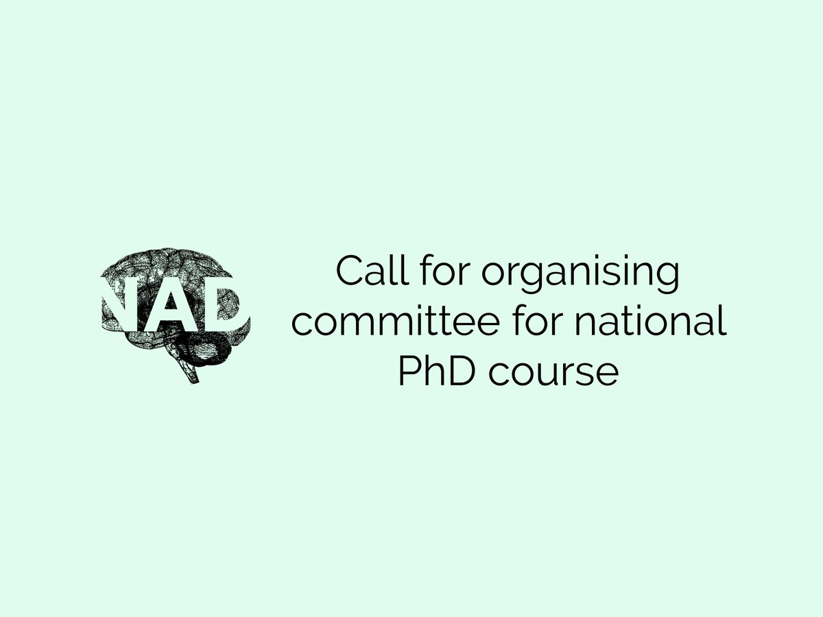 naddenmark's tweet image. NAD is looking for established researchers w/ experience in the topic ‘Sensory processing, generation of movement and homeostatic control’ who wish to take a leading role in shaping content for the 2026 NAD PhD Course in Advanced Neuroscience. Read more 👉bit.ly/4iIKLaw