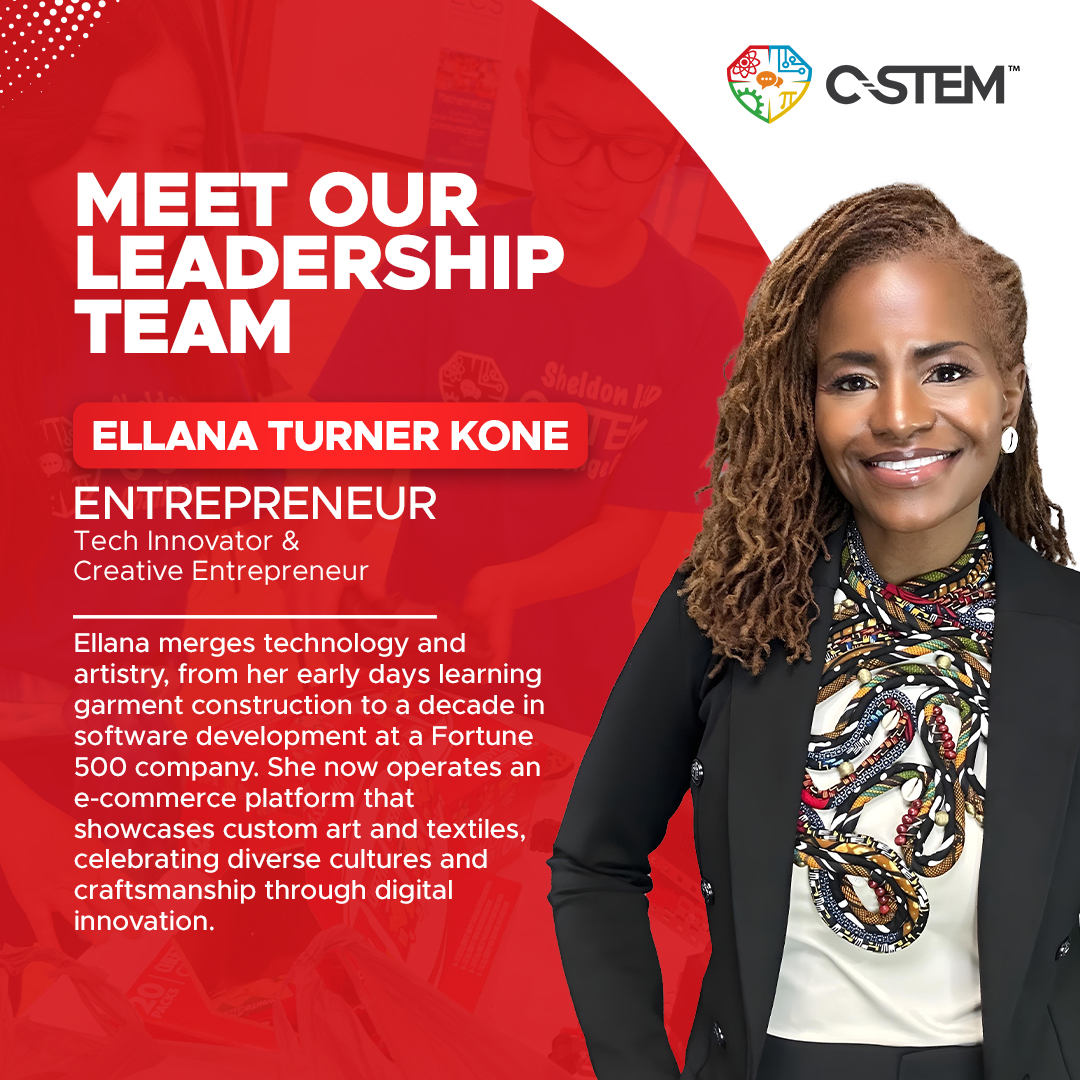 Meet Ellana Turner Kone – a visionary entrepreneur blending technology &amp; artistry! From learning garment construction to software development at a Fortune 500 company, she now leads an e-commerce platform that celebrates diverse cultures through digital innovation.