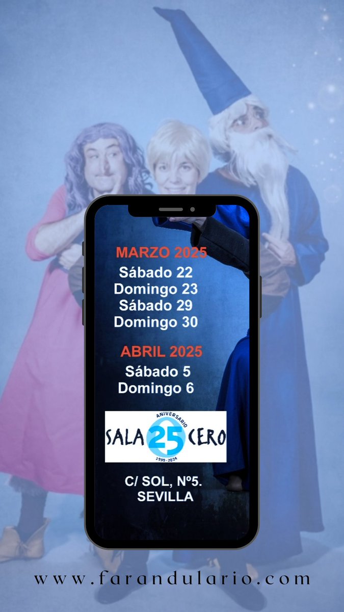 Os esperamos.
#Sevilla #teatro #teatrofamiliar