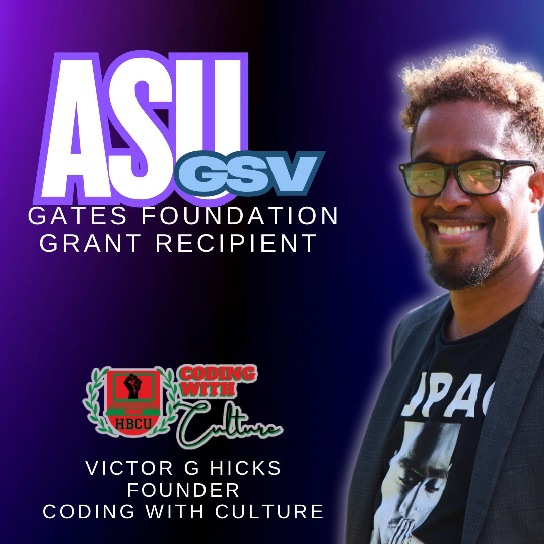 CodingWCulture's tweet image. Honored to be selected as a Gates Foundation Scholar for #ASUGSV2024! I’m headed to San Diego on a fully funded scholarship to represent culturally responsive CS & STEM for Black & Brown kids. Let’s build!
#CodingWithCulture #HBCUReady #BlackInSTEM #EdTech