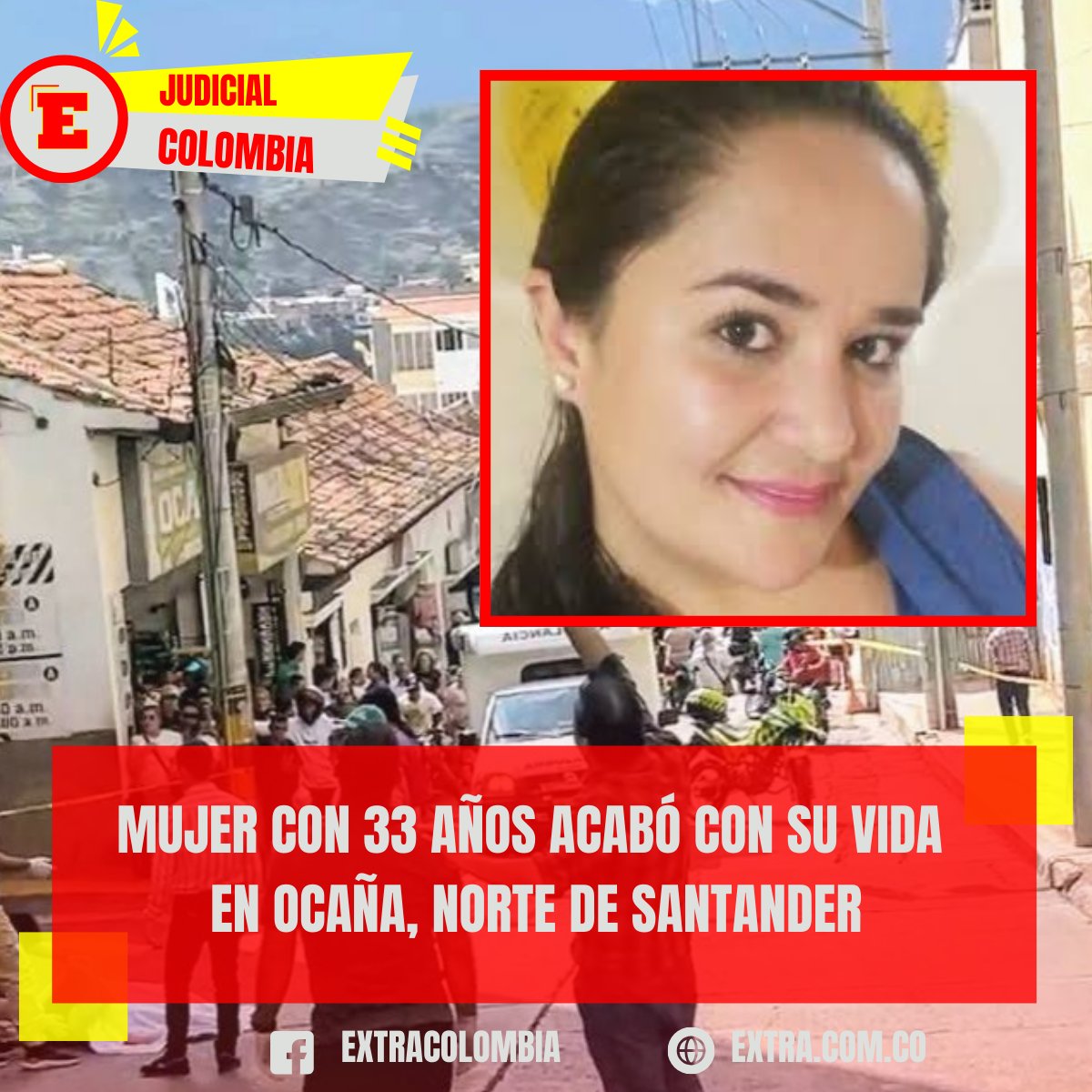 #ConmociónEnOcaña: María Palacio Trillos, madre de una niña de 3 años, se quitó la vida en el Edificio Santa María. Se investiga si la pérdida reciente de su bebé influyó en la decisión. 😢 #MaríaPalaciosTrillos #Suicidio #SaludMental #Colombia
Info👉 extra.com.co/mujer-con-33-a…