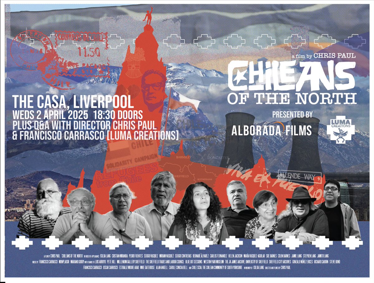 Alborada Films (@alboradafilms) on Twitter photo This evening <a href="/pablonav1/">Pablo Navarrete #StopArmingIsrael</a>, director of <a href="/mothercountry24/">Mother, Country (Documentary)</a>, will screen our film in Sheffield. He will also talk briefly about <a href="/britainother911/">Britain Other 9/11 Film</a>, the forthcoming Alborada Films documentary he is co-directing with <a href="/jmcevoy_2/">John McEvoy</a> (<a href="/declassifiedUK/">Declassified UK</a>).
John will also talk about the film on This evening <a href="/pablonav1/">Pablo Navarrete #StopArmingIsrael</a>, director of <a href="/mothercountry24/">Mother, Country (Documentary)</a>, will screen our film in Sheffield. He will also talk briefly about <a href="/britainother911/">Britain Other 9/11 Film</a>, the forthcoming Alborada Films documentary he is co-directing with <a href="/jmcevoy_2/">John McEvoy</a> (<a href="/declassifiedUK/">Declassified UK</a>).
John will also talk about the film on