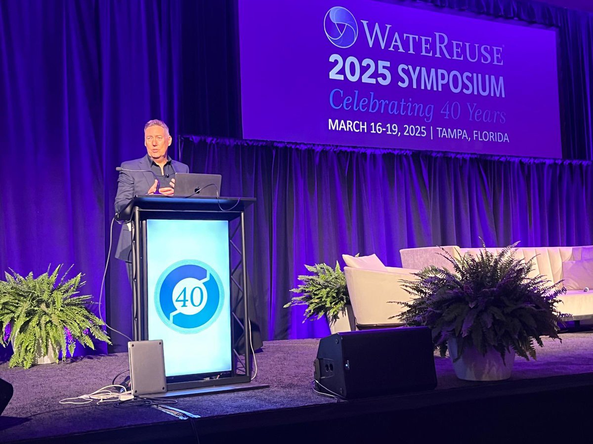 Canada_Ocean's tweet photo. An incredible few days at #WateReuse2025 🌊 @NickMoloney and @Scott Shawyer opened the day to introduce our #BeWaterPositive campaign. Shoutout to our founding partners, @H2OInnovation & @IDRA and thanks to WateReuse Symposium.
#BeWaterPositive #Sustainability #WaterSolutions https://t.co/RyA9uPnU0B