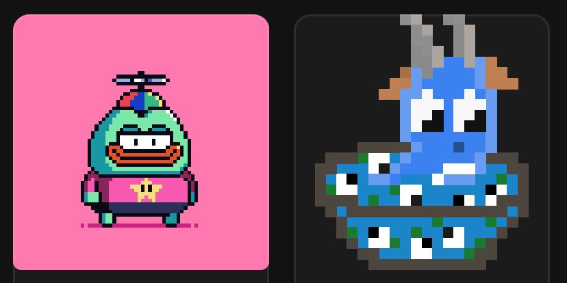 MRC Arte (@mrc_arte) on Twitter photo There are some fully onchain gems out there that are very affordable at the moment… exhibit 1 and 2: <a href="/baby_pepes/">Baby Pepes - SOLD OUT</a> and Goat Soup by <a href="/andymilonakis/">Andy Milonakis</a> … I spent 0.006 ETH on the two!!! 🤯 FOCing love these! There are some fully onchain gems out there that are very affordable at the moment… exhibit 1 and 2: <a href="/baby_pepes/">Baby Pepes - SOLD OUT</a> and Goat Soup by <a href="/andymilonakis/">Andy Milonakis</a> … I spent 0.006 ETH on the two!!! 🤯 FOCing love these!