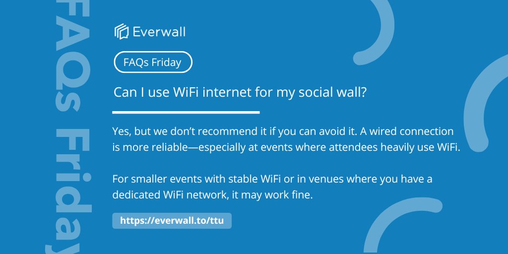 everwall's tweet image. Want to show or hide a poll on your social wall? It takes just a click! Manage your event’s engagement in real-time with #Everwall.
#TuesdayTutorial #LivePolls #EventTech