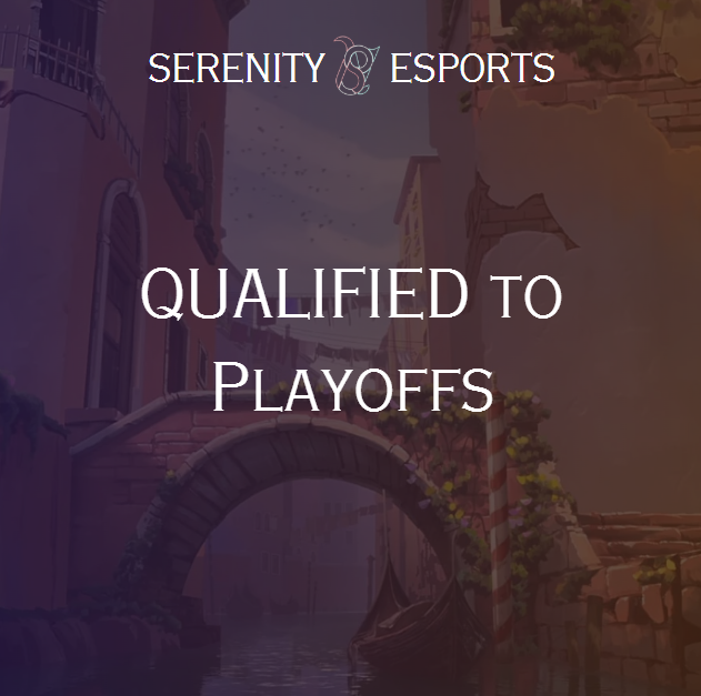 We are in the Playoffs!!
First match vs Kerizzma

#SRNWIN