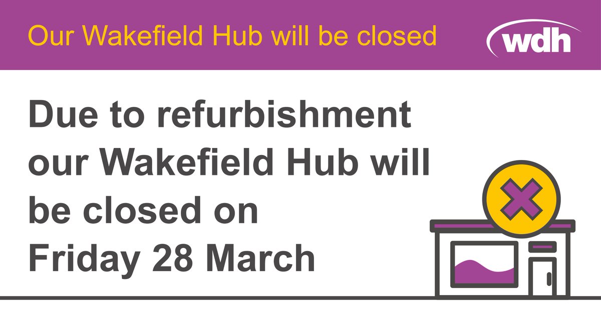 Vico_Homes's tweet image. 📢 Reminder – our Wakefield Hub will be closed for refurbishment on Friday. 📢
The Hub will be closed throughout the day on Friday, 28 March but will reopen as normal at 9am on Saturday, 29 March.
OneCALL will still be available for emergencies during this time on 0345 8 507 507.