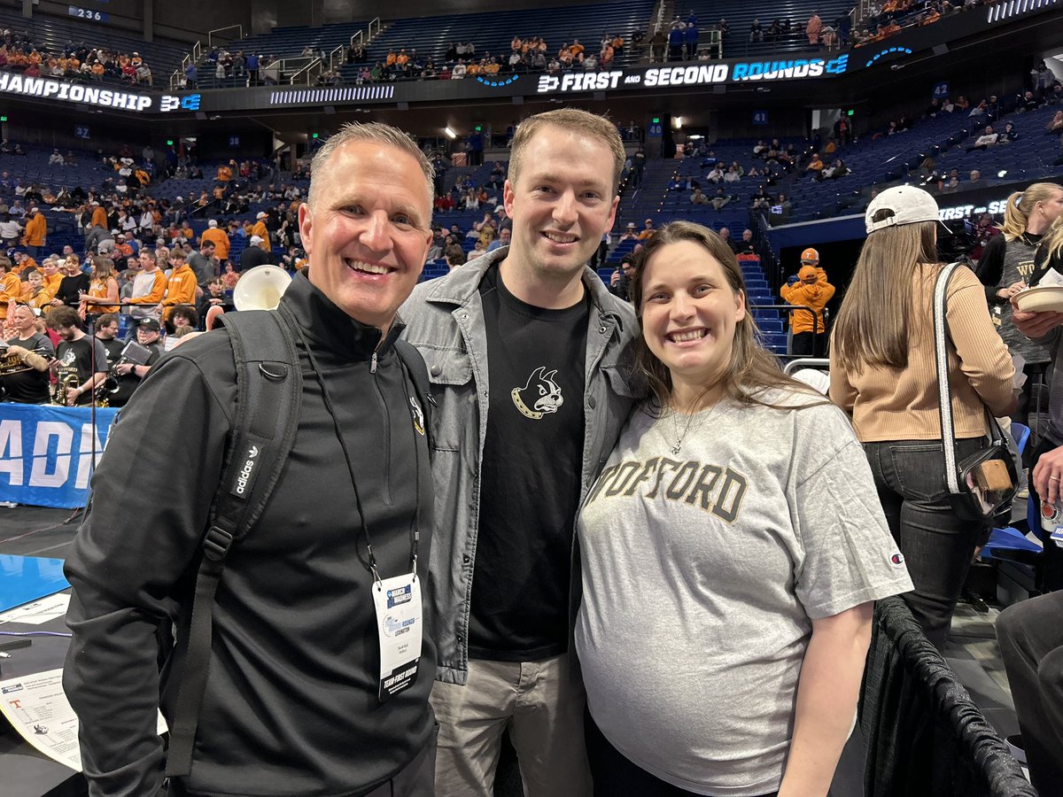 What a special night.

Wofford was my first love, spending many hours traveling on team buses and serving as the batboy for 5 years.

Last night was my first game in 20 years! Great seeing friend and new AD <a href="/scottkull/">Scott Kull</a> and countless others. Plus, <a href="/SuziMellano/">Suzi Mellano</a> with UCLA!