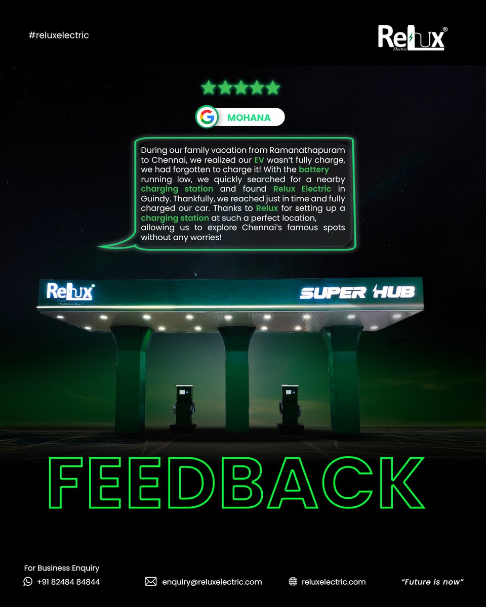 Relux electric tweet media