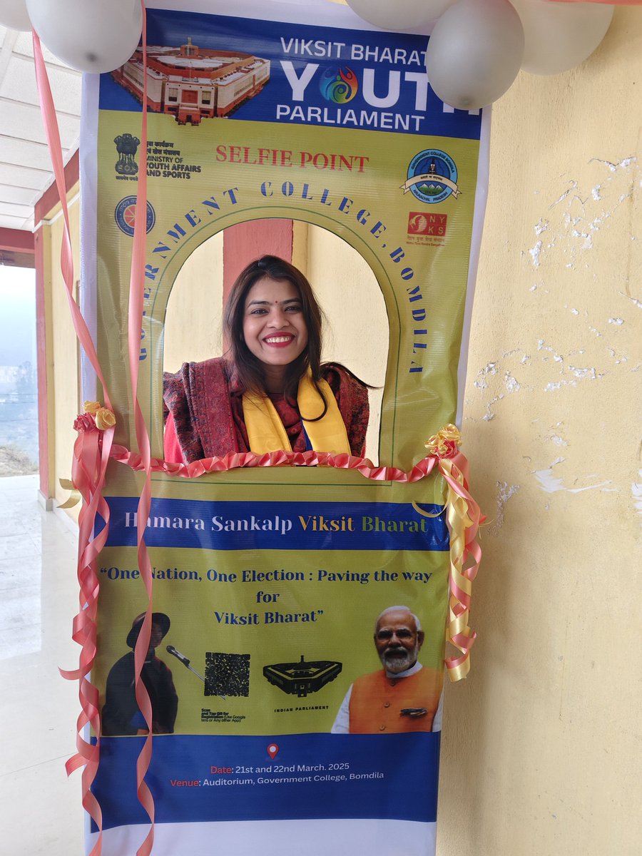 GCBNSSunit's tweet photo. First Day of District Level #ViksitBharat Youth Parliament successfully conducted with DC, West Kameng, AP as Chief Guest at Government College Bomdila for the youths of Tawang, East &amp; West Kameng, Bichom districts. @YASMinistry @DBomdila  @_NSSIndia @nss_rdguwahati @_NSSAwards https://t.co/ghY7dFu0u8