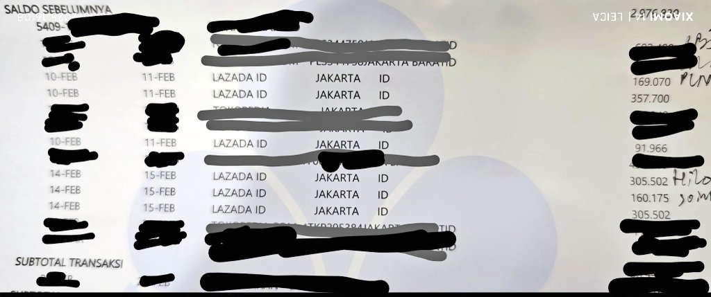 nsnsrn's tweet photo. Halo @LazadaID @HaloBCA
Saya  bertransaksi 1x tapi saya kena potong 2x di lazada id menggunakan cc bca.
Kronologi:
- tanggal 14 Feb saya membeli susu di lazada id sebesar Rp. 305.502, no transaksi 1611520894421114
- entah kenapa transaksi 1 gagal sehingga saya mencoba lagi. https://t.co/UWPRjoctTx