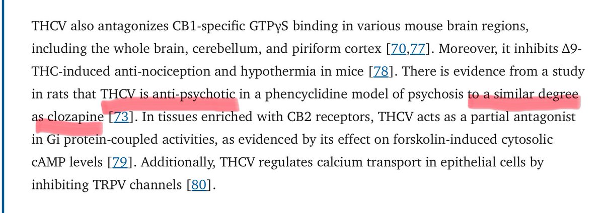 hays4tx's tweet photo. TIL that THCV (among other useful things ) is an anti-psychotic.  But #txlege wants to ban it and put people in jail who possess or sell it. Rewrite #SB3 #HB28

Oh, and THCV, despite being a tetrahydrocannabinoid, will not get you high.  At all. https://t.co/XMPGEcYHXR