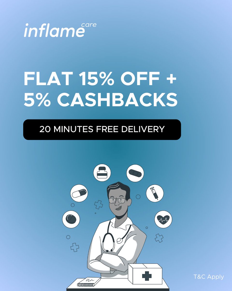 oneminutecare's tweet image. Now get Flat 15% off + 5% cashback.

#Trending #TrendingNow #offeryoucantrefuse