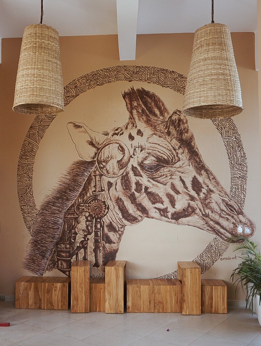 msale_art's tweet image. Magazetini Zanzibar 🇹🇿🦒 #grafikali #muralism