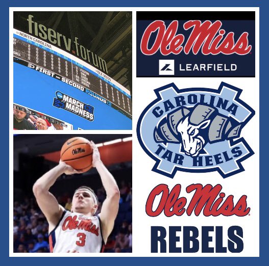 It’s time to dance!  <a href="/OleMissMBB/">Ole Miss Men’s Basketball</a> takes on North Carolina in the NCAA Tourney at 3pm from <a href="/FiservForum/">Fiserv Forum</a>. Airtime 2:30pm on the <a href="/OleMissNetwork/">Ole Miss Sports Network</a> w/ <a href="/RebVoice/">David Kellum</a> &amp; <a href="/thduker/">Marc  Dukes</a>!
🎧⬇️
📻 Local Station olemisssports.com/sports/2018/7/…
📱<a href="/varsity/">Varsity</a> app