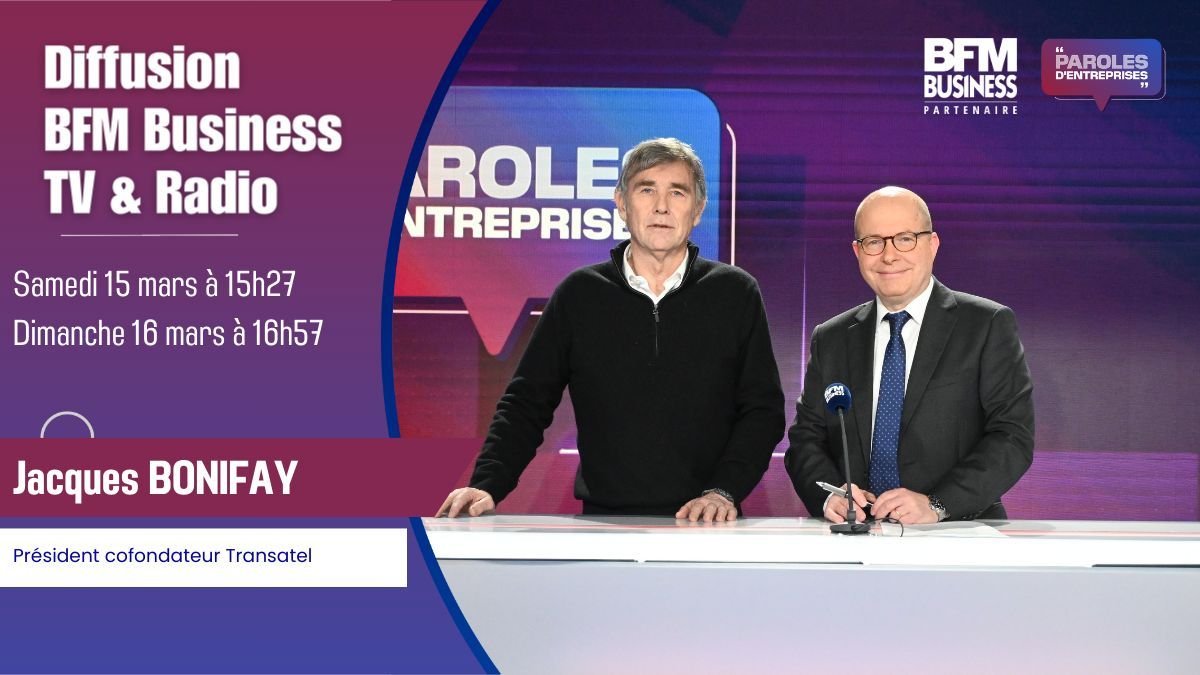 🎙 Ubigi for Business sur <a href="/bfmbusiness/">BFM Business</a> ! 

<a href="/JacquesBonifay/">jacques.bonifay</a> , Président de <a href="/transatel/">Transatel I NTT</a>, était l’invité de Vincent Touraine dans son émission Paroles d'Entreprises sur <a href="/bfmbusiness/">BFM Business</a> .

À revoir ici 👉 tinyurl.com/ys4x9ycd

#Transatel #BFMBusiness #eSIM