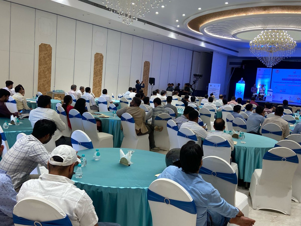 minmpmsme's tweet photo. MPLUN, in collaboration with NSE, conducted a workshop on IPO opportunities for SMEs under the RAMP scheme in Jabalpur.
#RAMPMP #IPO #NSE https://t.co/HgztphA8aA