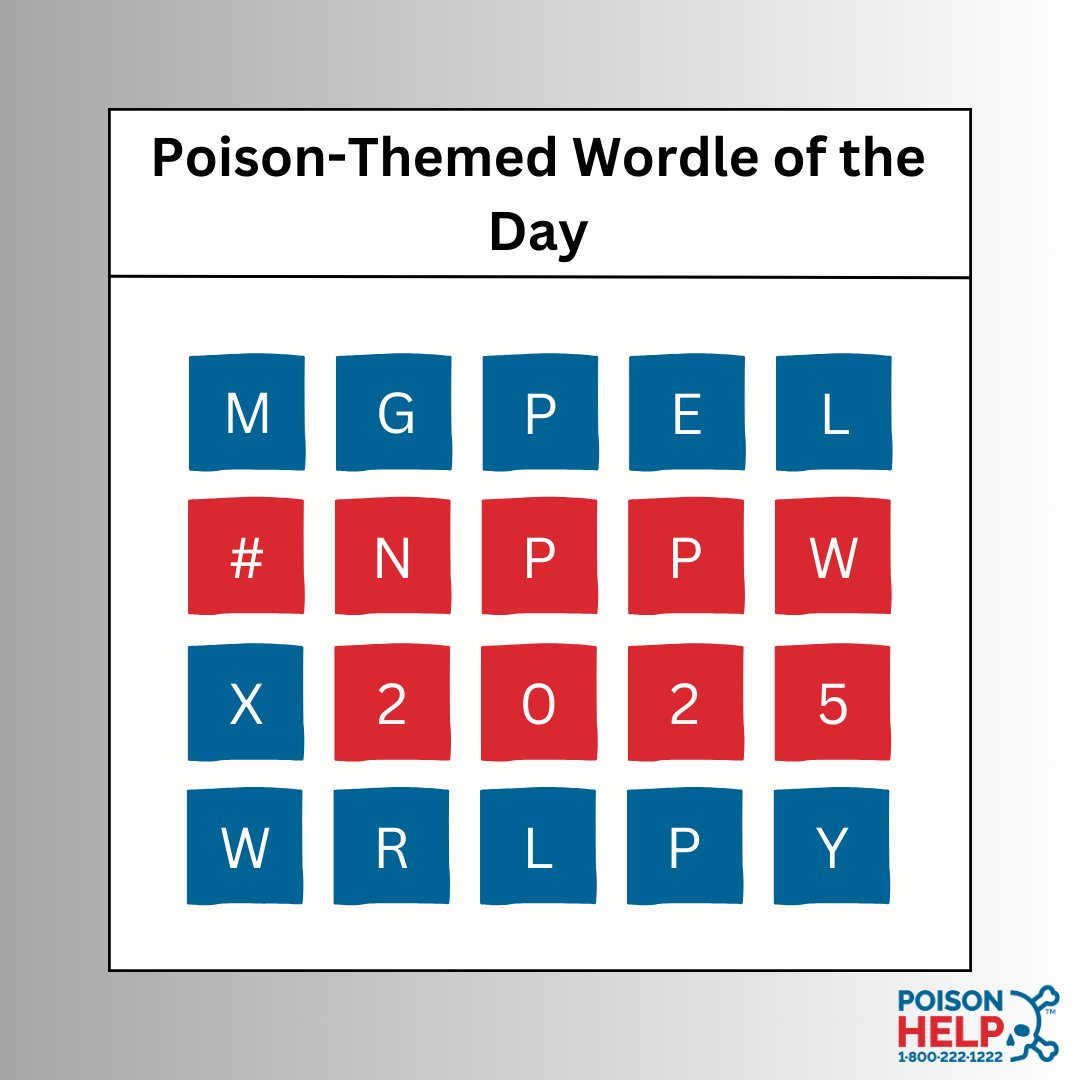 Here's you daily NPPW Wordle!

Here’s a hint to today’s puzzle: OLEANDER
Good luck!

Click here to play
👉mywordle.strivemath.com/?word=lzrqe

#NPPW25