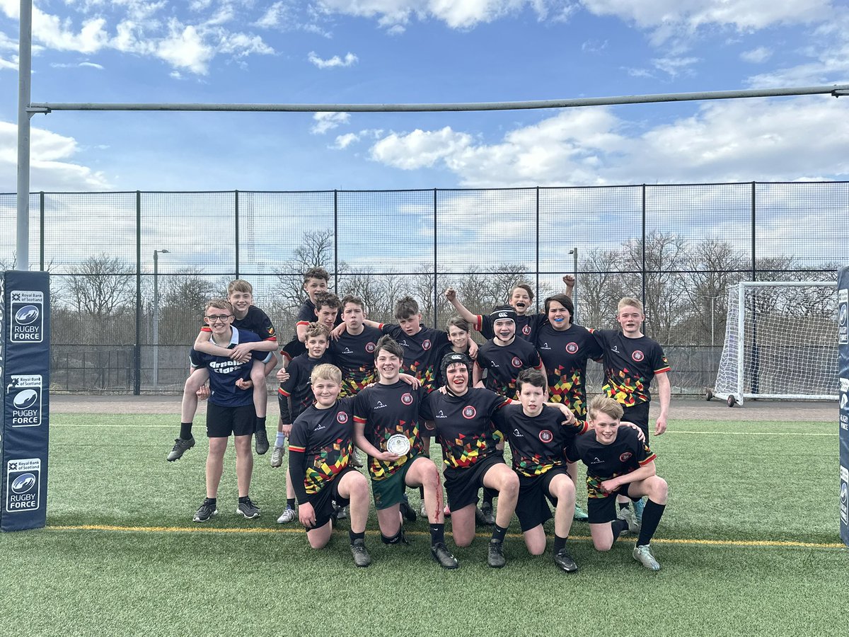 StonelawSoR's tweet photo. Thank you @DalzielRugby for the great tournament today! Delighted to win the S1/2 boys tournament! @StonelawHS https://t.co/s4W5itvSYp