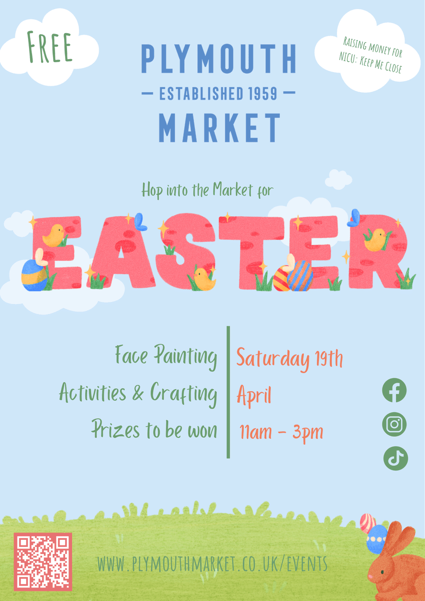 West End Plymouth (@westendplymouth) on Twitter photo 🐣<a href="/plymouthmarket/">Plymouth Market</a> is hosting an egg-citing Easter event for the whole family! Everyone can enjoy a day filled with laughter and free activities on Saturday 19th April from 11am to 3pm: plymouthmarket.co.uk/events/Hopinto… 🐣<a href="/plymouthmarket/">Plymouth Market</a> is hosting an egg-citing Easter event for the whole family! Everyone can enjoy a day filled with laughter and free activities on Saturday 19th April from 11am to 3pm: plymouthmarket.co.uk/events/Hopinto…