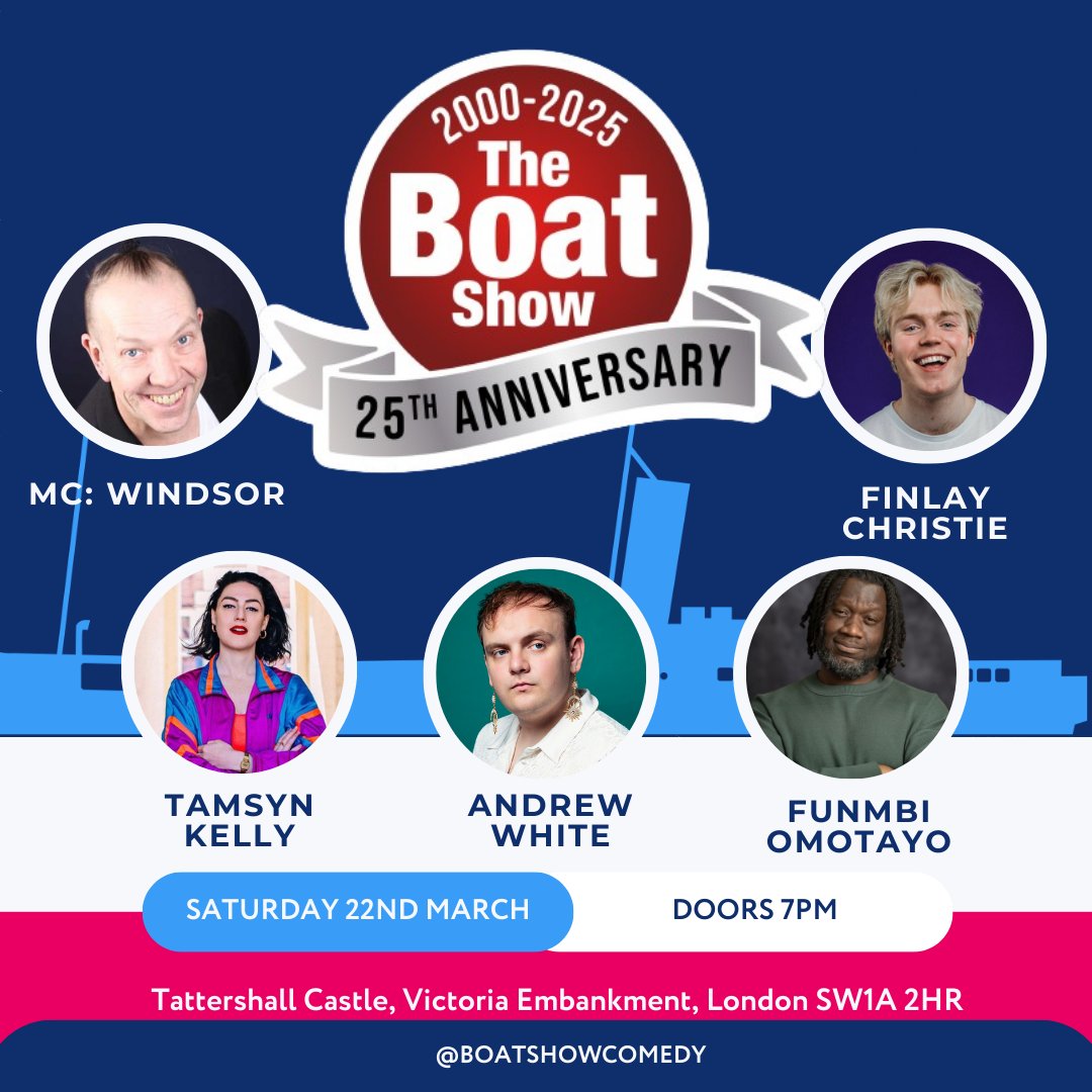 The Boat Show Comedy Club (@boatshowcomedy) on Twitter photo Last few tickets left for this weekend <a href="/thetattershall/">Tattershall Castle</a> Boat Show Comedy Club! See the phenomenal <a href="/finlaycomedy/">Finlay "no mates" Christie</a> <a href="/funmbi/">Funmbi Omotayo</a> and more! #LondonComedy Last few tickets left for this weekend <a href="/thetattershall/">Tattershall Castle</a> Boat Show Comedy Club! See the phenomenal <a href="/finlaycomedy/">Finlay "no mates" Christie</a> <a href="/funmbi/">Funmbi Omotayo</a> and more! #LondonComedy