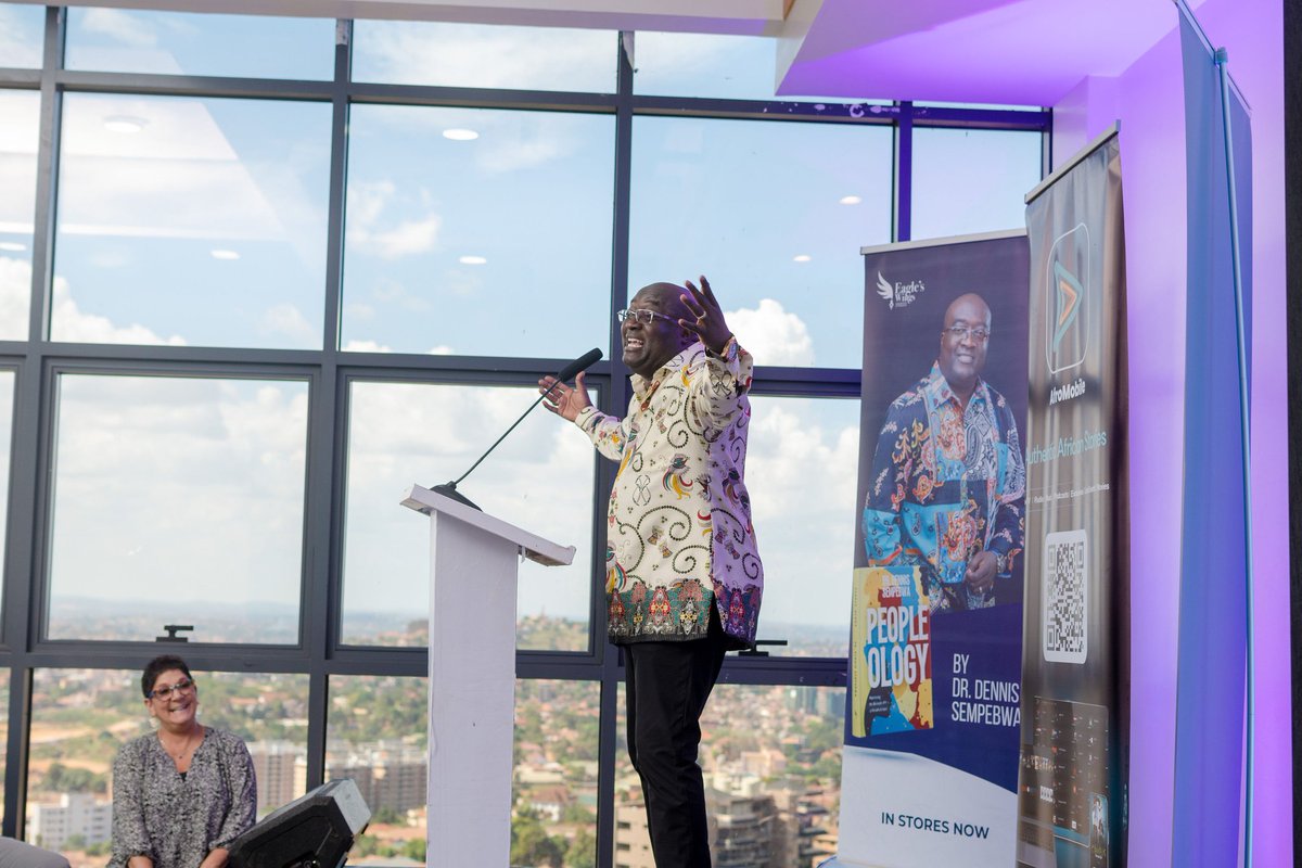 Dr. Dennis Ssempebwa has gratifyingly shared about his People-ology Book and he said; 
"Relationships are like mangoes, if you have never picked a bad one, then you have never been mango picking" 
#PeopleologyBookLaunch 
#MaximizingRelationships