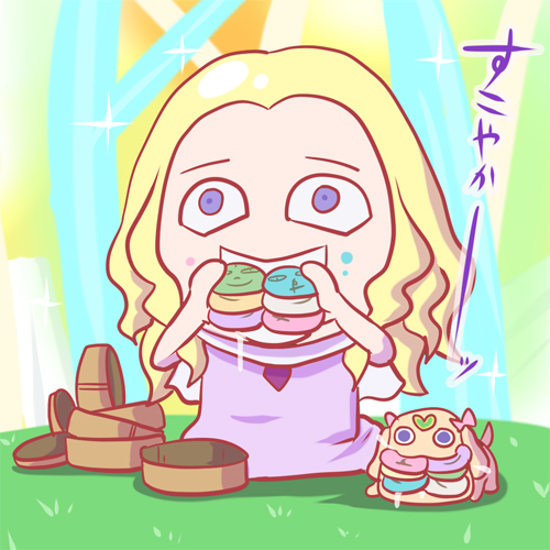 たのしい過去絵
よく食べよく眠る精霊 