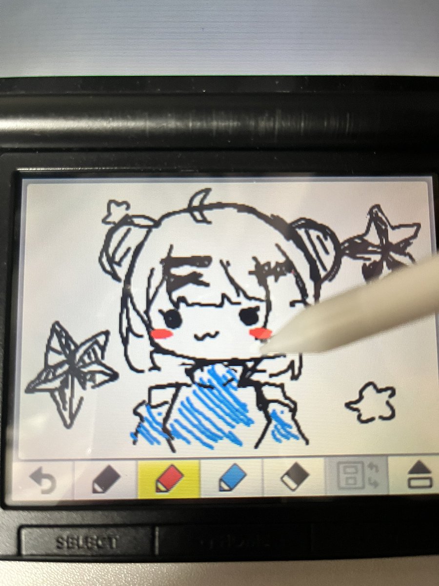 久しぶりに3DSのメモで絵書いた！

メモで書いてる時に音量MAXにして書くと、めっちゃ音良いよ！おすすめ！