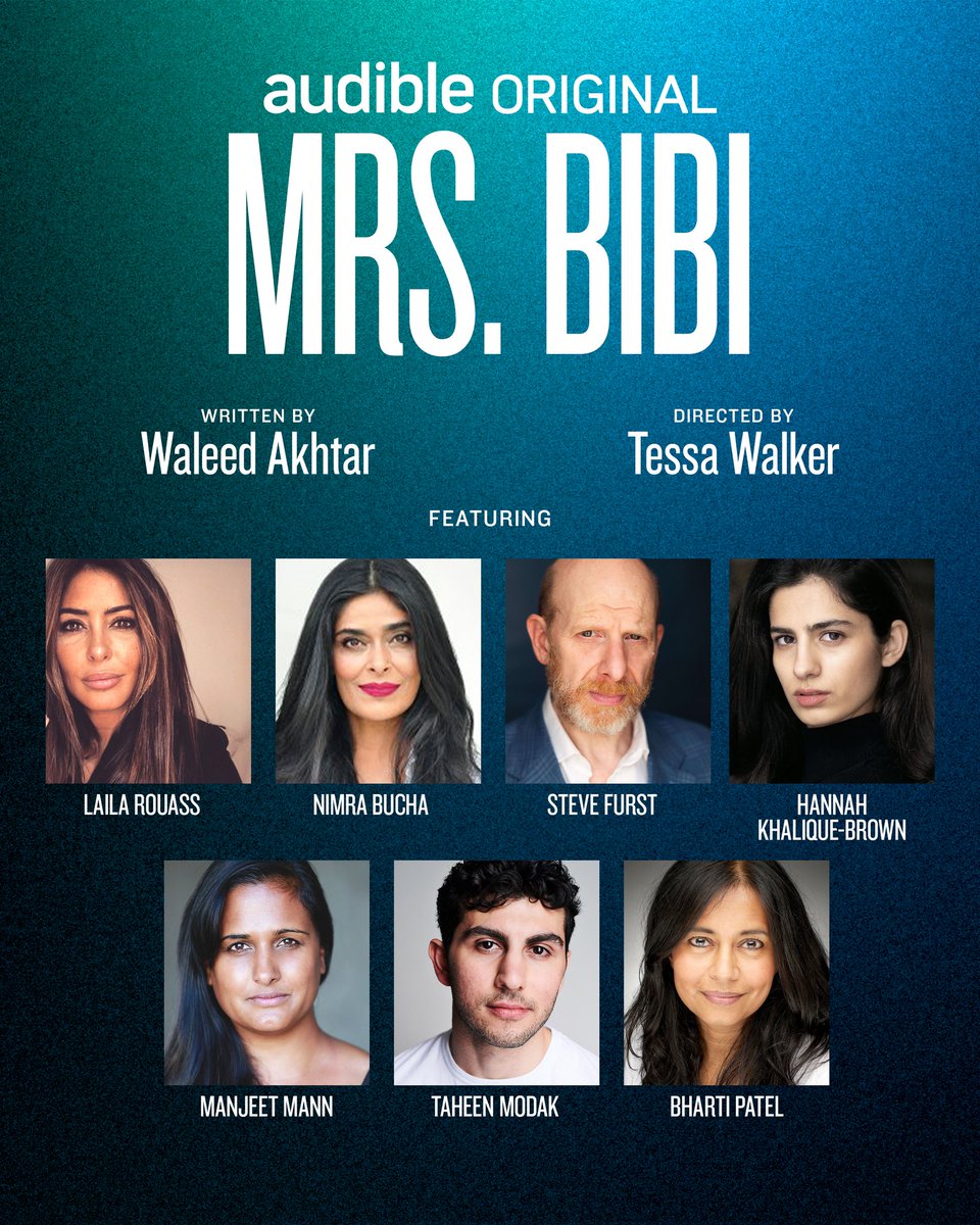 My new play Mrs Bibi out now on Audible  audible.co.uk/pd/B0DWNHQWXK?…