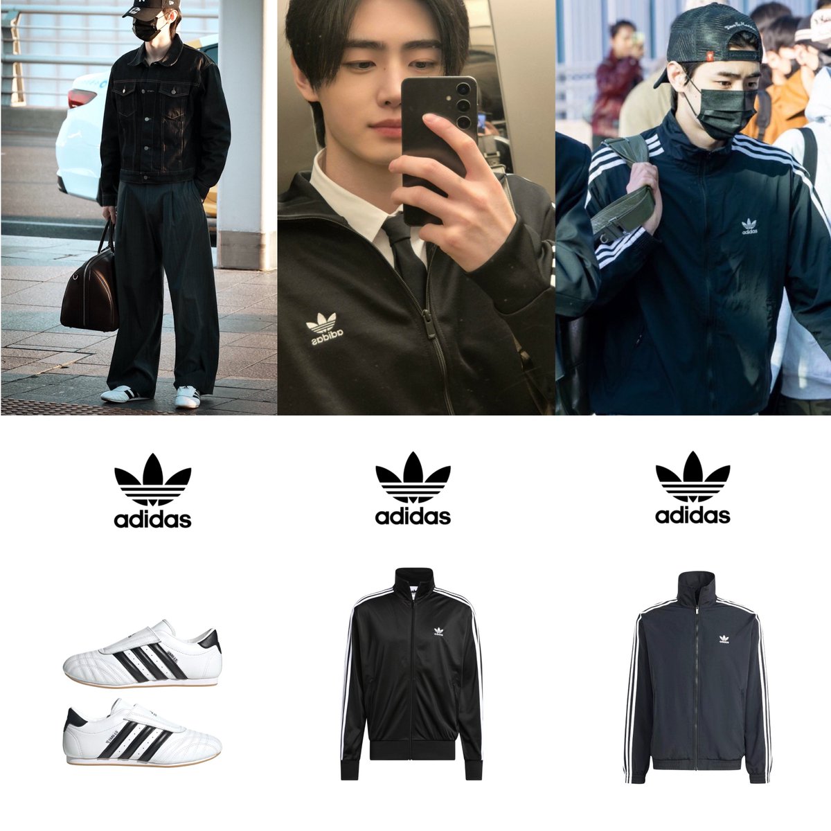 Adidas brand model Enhypen Sunghoon wearing his own Adidas