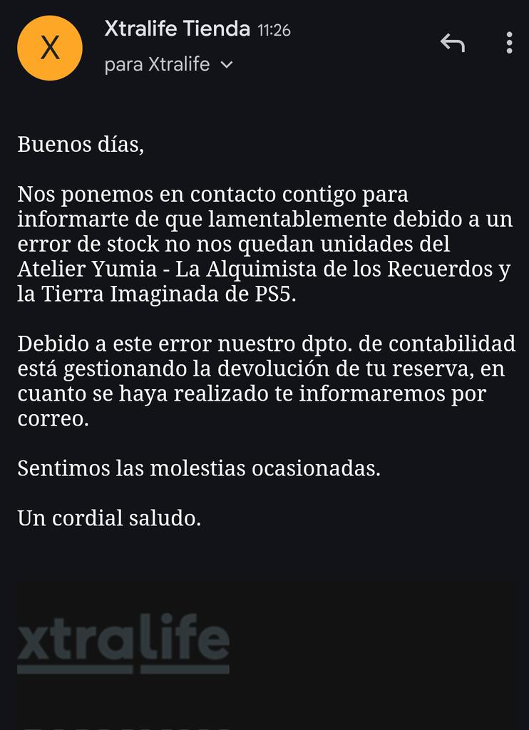 Garrosa_90's tweet photo. @Isimo771 @xtralife_es Otro por aquí @xtralife_es , mal, muy muy mal,lo que este por llegar obviamente no contéis conmigo. https://t.co/RQYj2ltXBx
