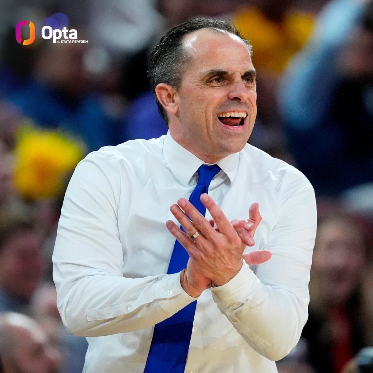 OptaSTATS's tweet photo. Last night @DrakeBulldogsMB used eight players in the win over Missouri. All eight are in their first year at Drake.

They're the first team ever to win an NCAA Tournament game using only players in their first year enrolled at the school. https://t.co/3JxNRsKlBx