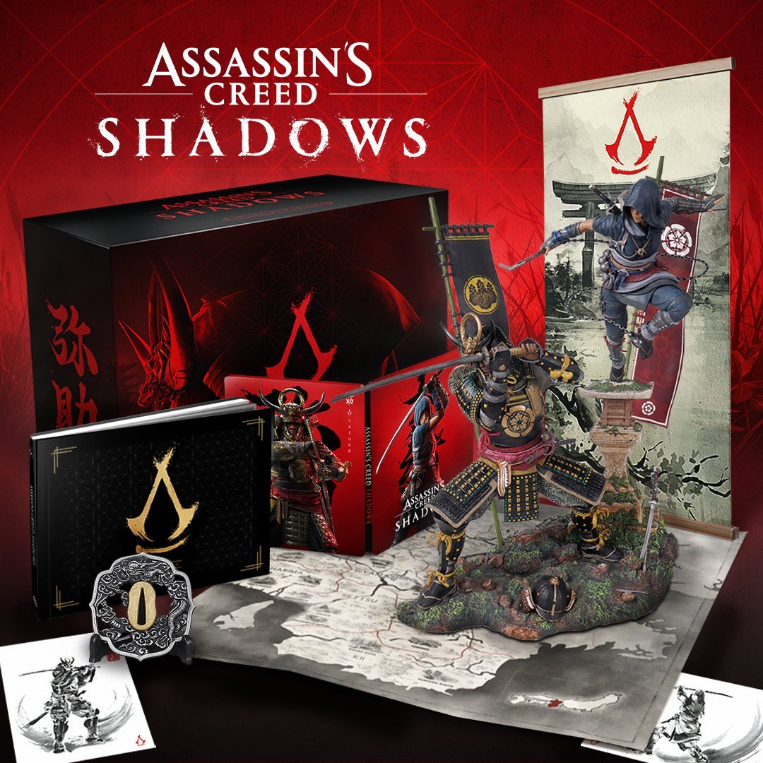 Assassin's Creed España (@assassinsspain) on Twitter photo ¡#ACShadows ya está disponible, y sorteamos la Edición Coleccionista para celebrar!
Pasos:
♥️ 'Like' a esta publicación
✅ Seguir las cuentas @Assassinsspain & <a href="/Ubisoft_Spain/">Ubisoft España</a>
💬 Comenta tu plataforma para el juego: PC, PS5 o Xbox Series X
🎁 Elegiremos a 2 ganadores el 26/03. ¡#ACShadows ya está disponible, y sorteamos la Edición Coleccionista para celebrar!
Pasos:
♥️ 'Like' a esta publicación
✅ Seguir las cuentas @Assassinsspain & <a href="/Ubisoft_Spain/">Ubisoft España</a>
💬 Comenta tu plataforma para el juego: PC, PS5 o Xbox Series X
🎁 Elegiremos a 2 ganadores el 26/03.