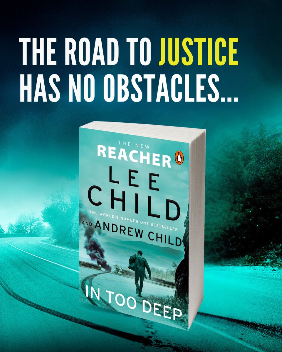 No obstacle could stop Reacher.

In Too Deep, the latest #REACHER thriller is due out in paperback next week: bit.ly/4hgNdUA