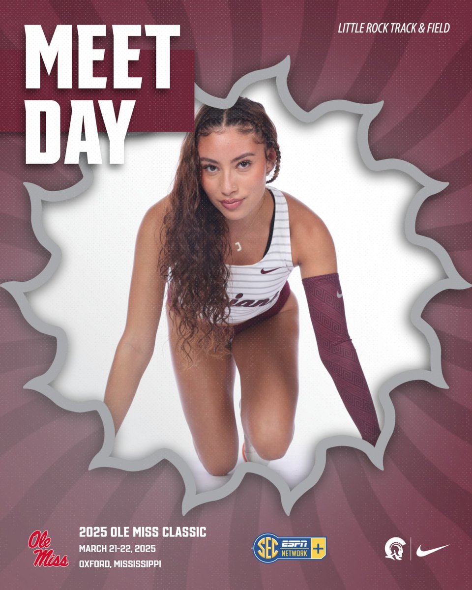 Meet Day at Ole Miss.

🏆 ~ 2025 Ole Miss Classic
📍 ~ Oxford, Miss.
🕰️ ~ 12:00 pm 
📺 ~ bit.ly/4bGr0OB
📊 ~ bit.ly/4iiz2Qj

#LittleRocksTeam
