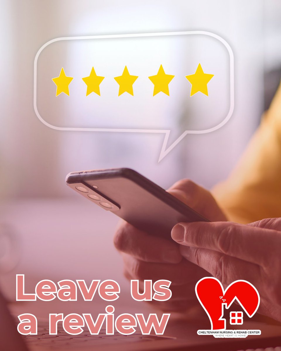 cheltenham1972's tweet photo. 🌟 Leave Us a Review at Cheltenham! If you've had a positive experience with us, we’d love to hear from you! 🌟 Leave a review: https://t.co/DvkvO6CY0E. Your feedback means the world to us! 💬 #LeaveAReview #CheltenhamCare #ShareYourExperience https://t.co/sFduMYh7I2