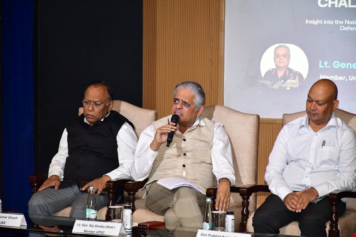 Dr Ambedkar International Centre (@drambedkarinte2) on Twitter photo A spectacular lecture by <a href="/Gen_RajShukla/">Raj Shukla</a> PVSM, YSM, SM, ADC at Samrasta Hall at DAIC.
The hall was brimming with students from various universities interested in geopolitics, national security and defense matters.
We are grateful for his presence!
<a href="/pib_MoSJE/">PIB | Ministry of Social Justice & Empowerment</a> A spectacular lecture by <a href="/Gen_RajShukla/">Raj Shukla</a> PVSM, YSM, SM, ADC at Samrasta Hall at DAIC.
The hall was brimming with students from various universities interested in geopolitics, national security and defense matters.
We are grateful for his presence!
<a href="/pib_MoSJE/">PIB | Ministry of Social Justice & Empowerment</a>
