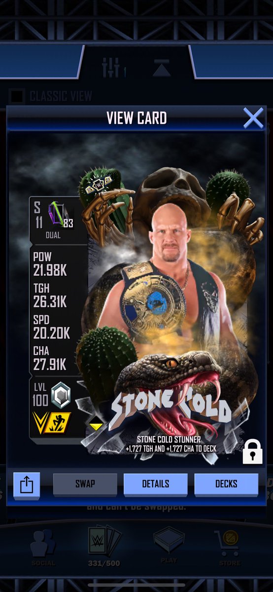 BeardedCreed365's tweet photo. @WWESuperCard I think it was worth it, I’m just a fan though I needed the Card for my collection no doubt. https://t.co/cma3Vtzqvm